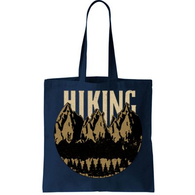 Vintage Hiking Logo Tote Bag