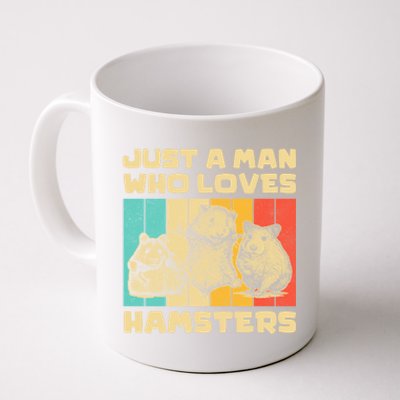 Vintage Hamsters Lovers Just A Who Loves Hamsters Gift Coffee Mug