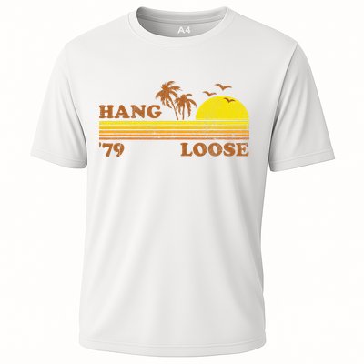 Vintage Hang Loose Surfing Beach Retro Sunset Surf 70s Gift Performance Shirt