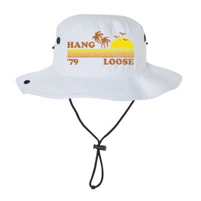 Vintage Hang Loose Surfing Beach Retro Sunset Surf 70s Gift Bucket Hat
