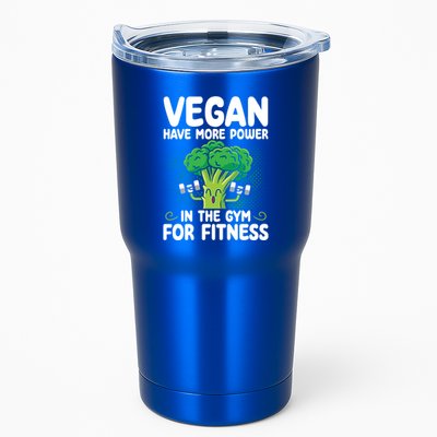 Vegan Have More Power In The Gym For Fitness Veganism Gift Tumbler
