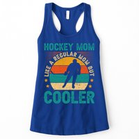 Vintage Hockey Mom Like A Regular Mom But Cooler Mothers Day Gift Womens Tank Top