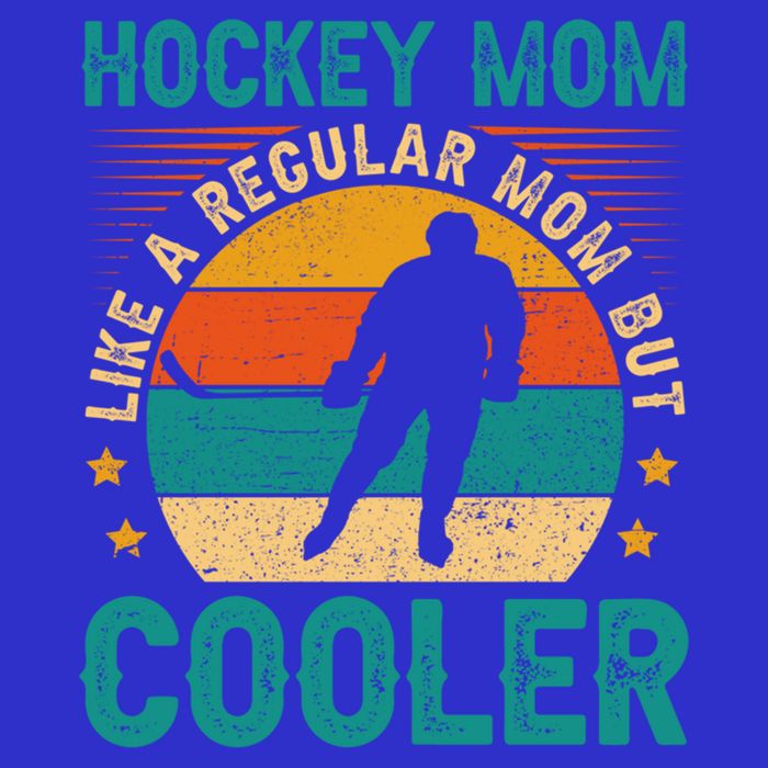 Vintage Hockey Mom Like A Regular Mom But Cooler Mothers Day Gift Womens Tank Top