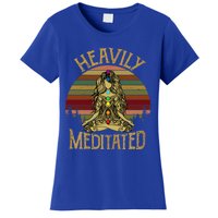 Vintage Heavily Meditated Yoga Meditation Spiritual Warrior Gift Women's T-Shirt