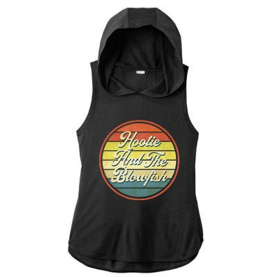 Vibes Hooties Musician Blowfish Retro Rock Summer Ladies PosiCharge Tri-Blend Wicking Draft Hoodie Tank