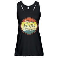 Vibes Hooties Musician Blowfish Retro Rock Summer Ladies Essential Flowy Tank