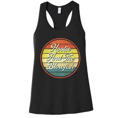 Vibes Hooties Musician Blowfish Retro Rock Summer Women's Racerback Tank