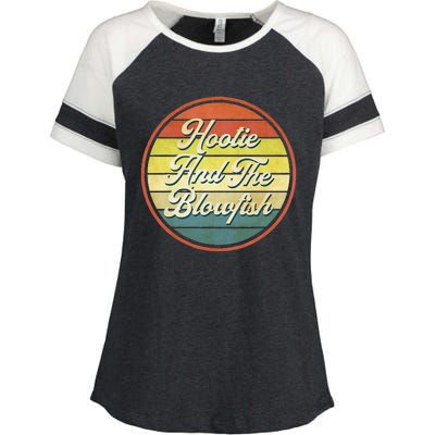 Vibes Hooties Musician Blowfish Retro Rock Summer Enza Ladies Jersey Colorblock Tee