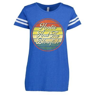 Vibes Hooties Musician Blowfish Retro Rock Summer Enza Ladies Jersey Football T-Shirt