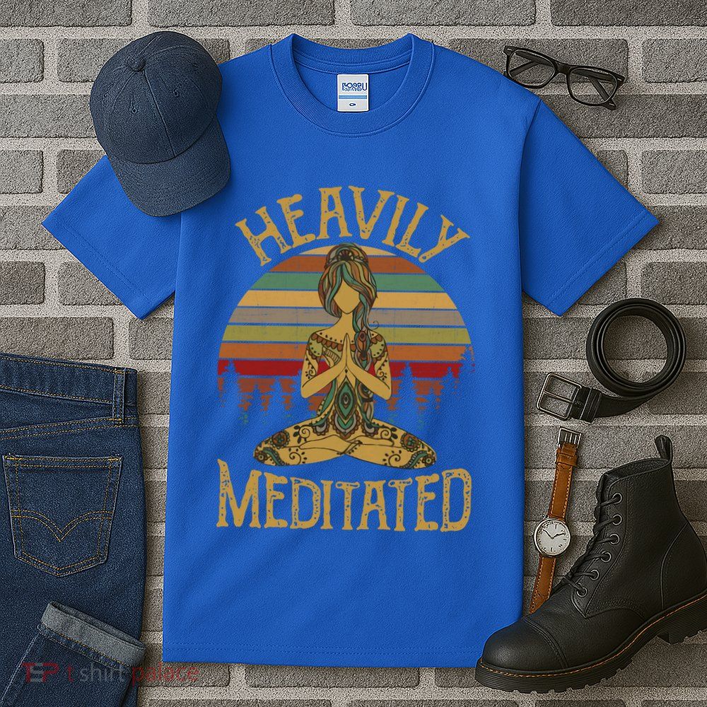 Vintage Heavily Meditated Yoga Meditation Spiritual Warrior Gift Tall T-Shirt