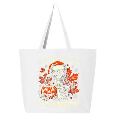 Vintage Halloween Merry Christmas Happy Hallothanksmas Great Gift 25L Jumbo Tote