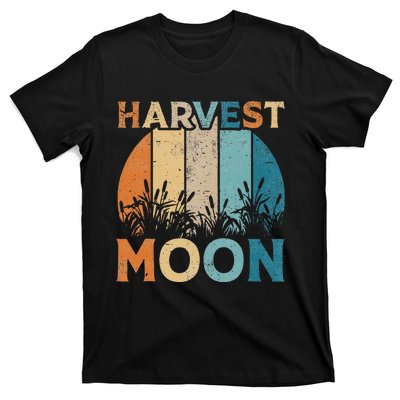 Vintage Harvest Moon Women Autumn Fall T-Shirt