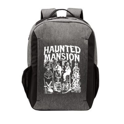 Vintage Haunted Mansion Halloween Ghost Vector Backpack