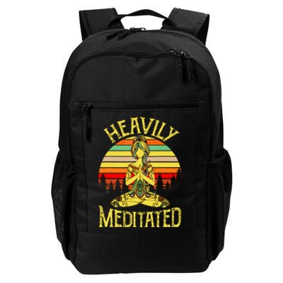 Vintage Heavily Meditated Yoga Meditation Spiritual Warrior Daily Commute Backpack