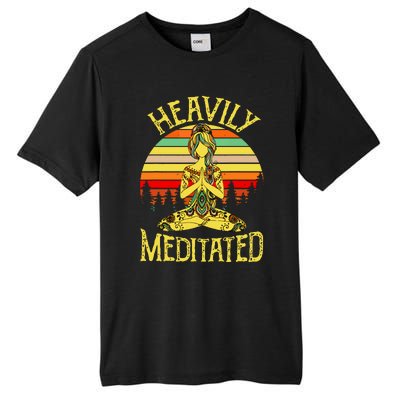 Vintage Heavily Meditated Yoga Meditation Spiritual Warrior Tall Fusion ChromaSoft Performance T-Shirt