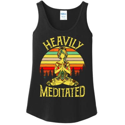 Vintage Heavily Meditated Yoga Meditation Spiritual Warrior Ladies Essential Tank