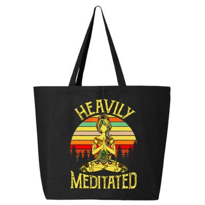 Vintage Heavily Meditated Yoga Meditation Spiritual Warrior 25L Jumbo Tote