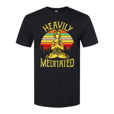 Vintage Heavily Meditated Yoga Meditation Spiritual Warrior Softstyle CVC T-Shirt