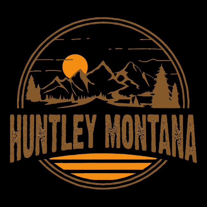 Vintage Huntley Montana Mountain Hiking Souvenir Doggie Tank