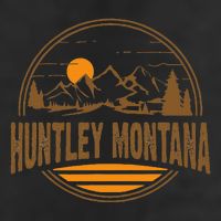 Vintage Huntley Montana Mountain Hiking Souvenir Hat