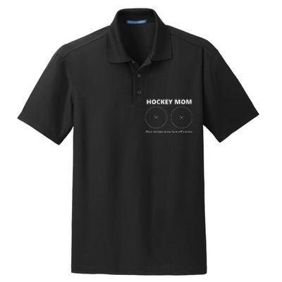 Vintage Hockey Mom Stop Staring At My Face Off Circles Dry Zone Grid Polo