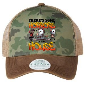 Voor Hees Myers Freddy Theres Some Horrors In This House Halloween Funny Legacy Tie Dye Trucker Hat