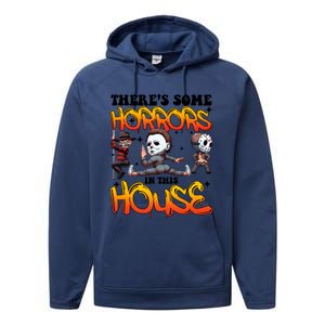 Voor Hees Myers Freddy Theres Some Horrors In This House Halloween Funny Performance Fleece Hoodie