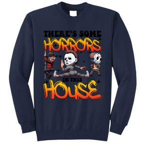 Voor Hees Myers Freddy Theres Some Horrors In This House Halloween Funny Tall Sweatshirt