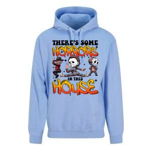 Voor Hees Myers Freddy Theres Some Horrors In This House Halloween Funny Unisex Surf Hoodie