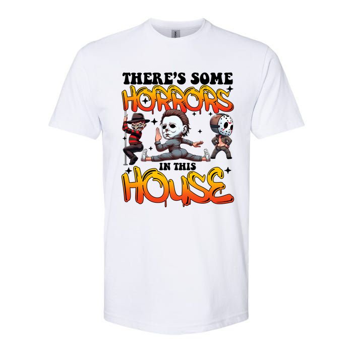 Voor Hees Myers Freddy Theres Some Horrors In This House Halloween Funny Softstyle CVC T-Shirt