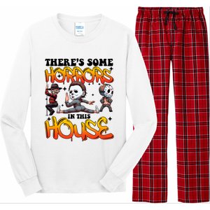 Voor Hees Myers Freddy Theres Some Horrors In This House Halloween Funny Long Sleeve Pajama Set