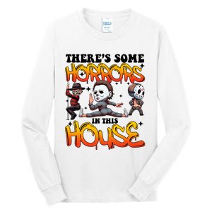 Voor Hees Myers Freddy Theres Some Horrors In This House Halloween Funny Tall Long Sleeve T-Shirt