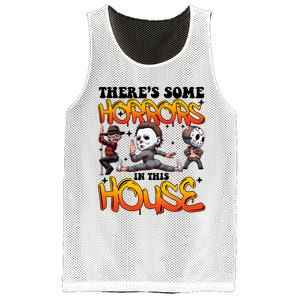 Voor Hees Myers Freddy Theres Some Horrors In This House Halloween Funny Mesh Reversible Basketball Jersey Tank