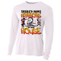 Voor Hees Myers Freddy Theres Some Horrors In This House Halloween Funny Cooling Performance Long Sleeve Crew