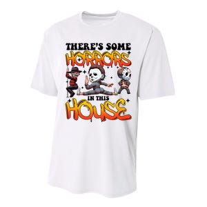 Voor Hees Myers Freddy Theres Some Horrors In This House Halloween Funny Performance Sprint T-Shirt