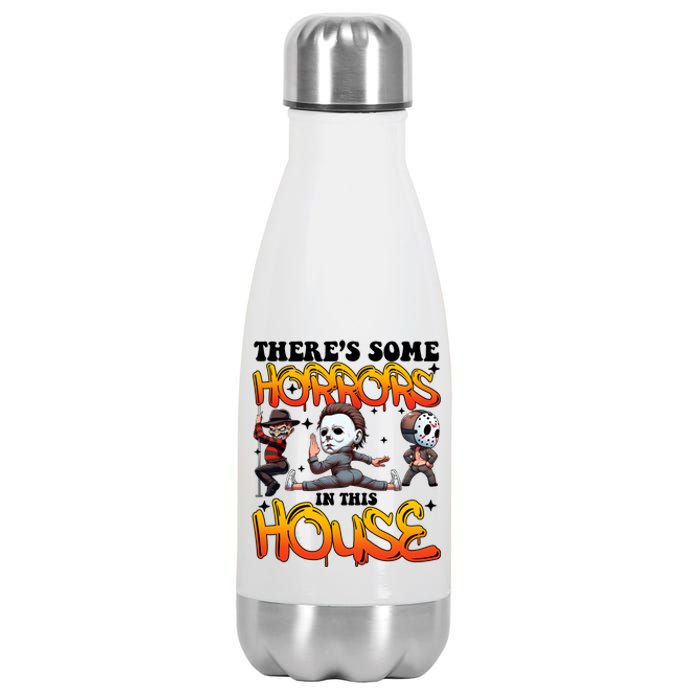 Voor Hees Myers Freddy Theres Some Horrors In This House Halloween Funny Stainless Steel Insulated Water Bottle