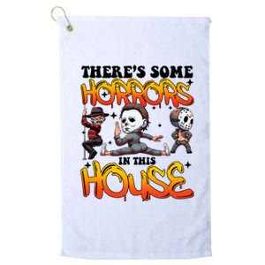 Voor Hees Myers Freddy Theres Some Horrors In This House Halloween Funny Platinum Collection Golf Towel