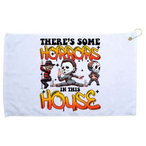 Voor Hees Myers Freddy Theres Some Horrors In This House Halloween Funny Grommeted Golf Towel