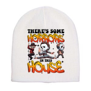 Voor Hees Myers Freddy Theres Some Horrors In This House Halloween Funny Short Acrylic Beanie