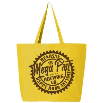 Vintage Hearsay Mega Pint Brewing Co Happy Hour Anytime Emblem 25L Jumbo Tote
