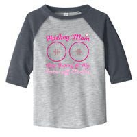 Vintage Hockey Mom Stop Staring At My Faceoff Circles Toddler Fine Jersey T-Shirt