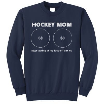 Vintage Hockey Mom Stop Staring At My Faceoff Circles Sweatshirt