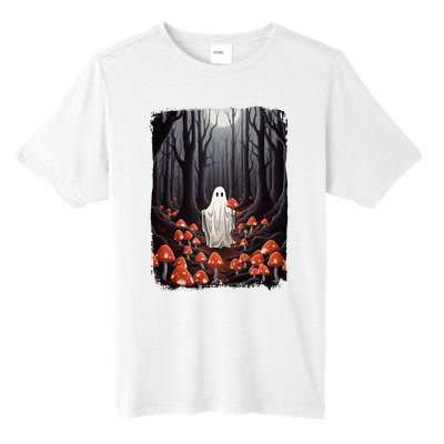 Vintage Halloween Mushroom Ghost In The Forest Gothic Tall Fusion ChromaSoft Performance T-Shirt