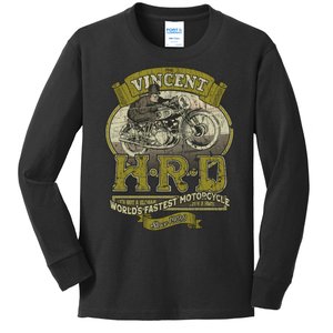 Vincent Hrd Motorcycles 1928 Kids Long Sleeve Shirt