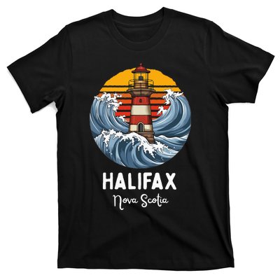 Vintage Halifax Nova Scotia Vintage Lighthouse T-Shirt