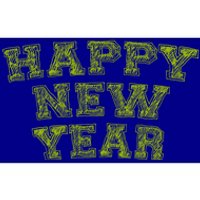 Vintage Happy New Year Meaningful Gift Bumper Sticker