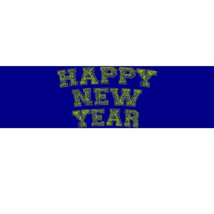 Vintage Happy New Year Meaningful Gift Bumper Sticker