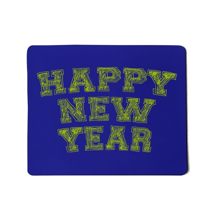 Vintage Happy New Year Meaningful Gift Mousepad