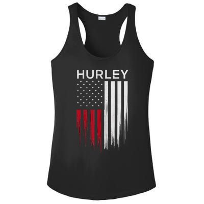 Vintage Hurley Ny Patriotic American Flag Ladies PosiCharge Competitor Racerback Tank