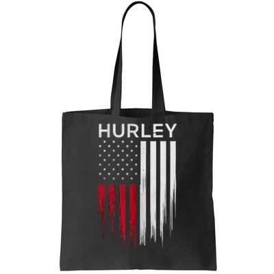 Vintage Hurley Ny Patriotic American Flag Tote Bag